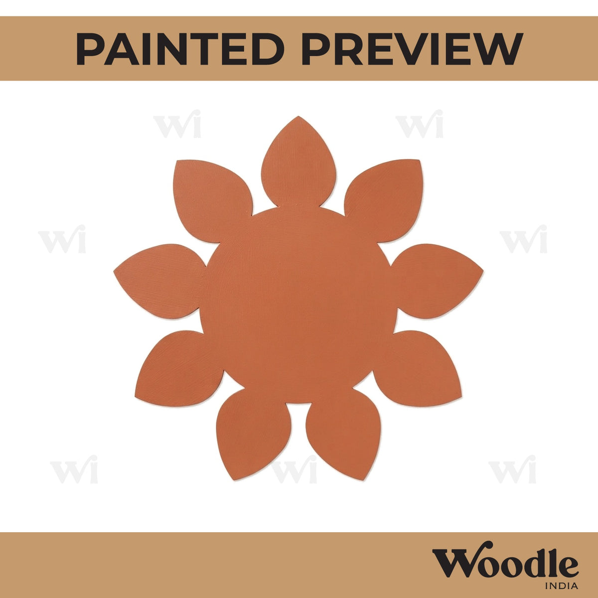 Sunflower Pre Marked MDF Design 4