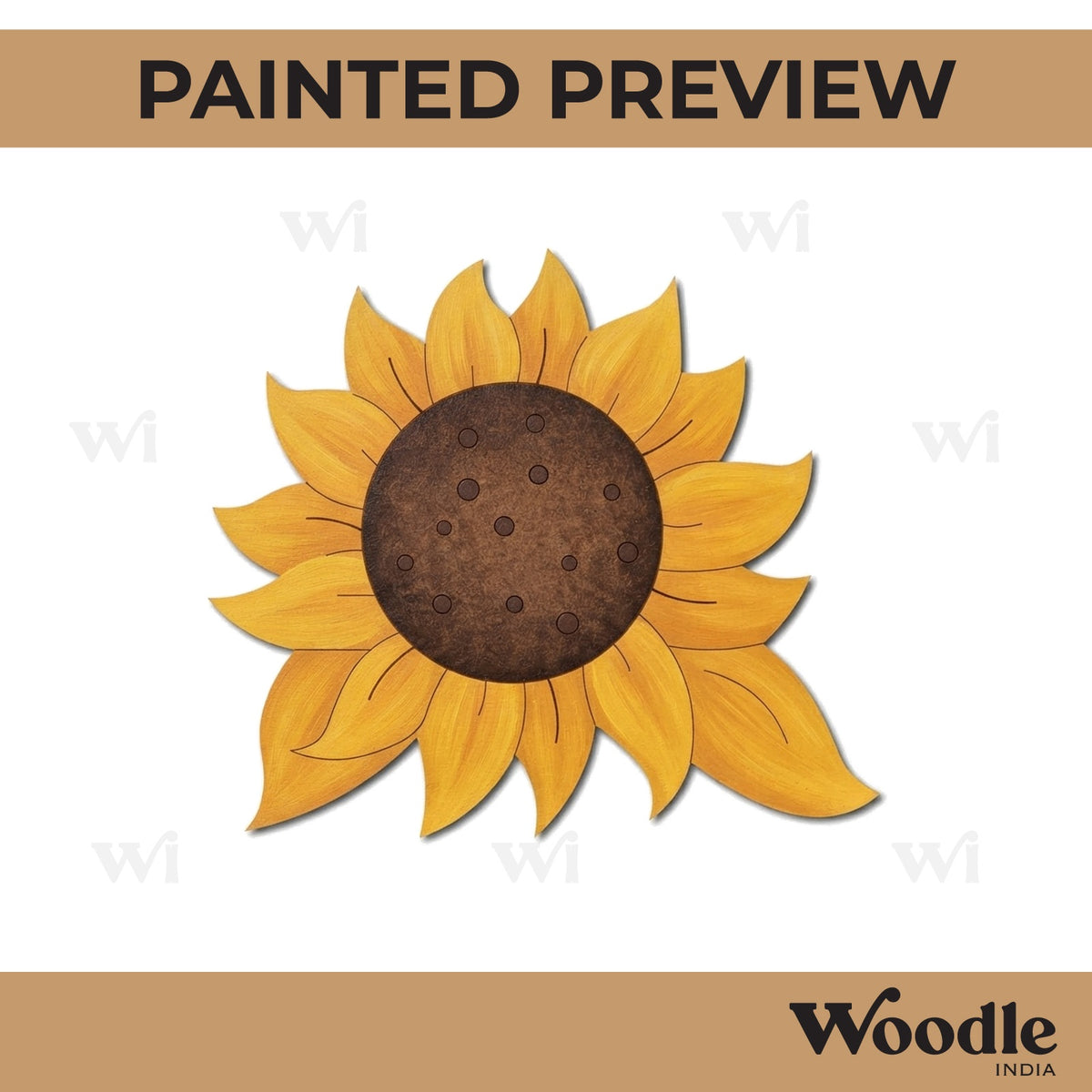 Sunflower Pre Marked MDF Design 7