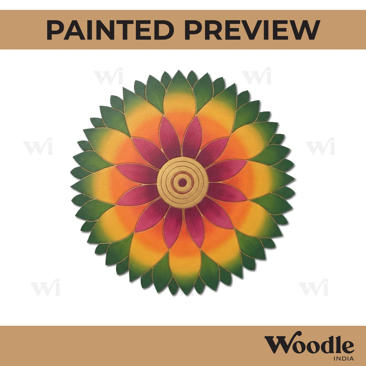 Sunflower Pre Marked MDF Design 8