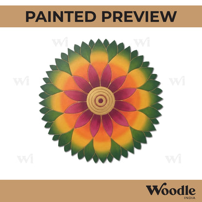 Sunflower Pre Marked MDF Design 8
