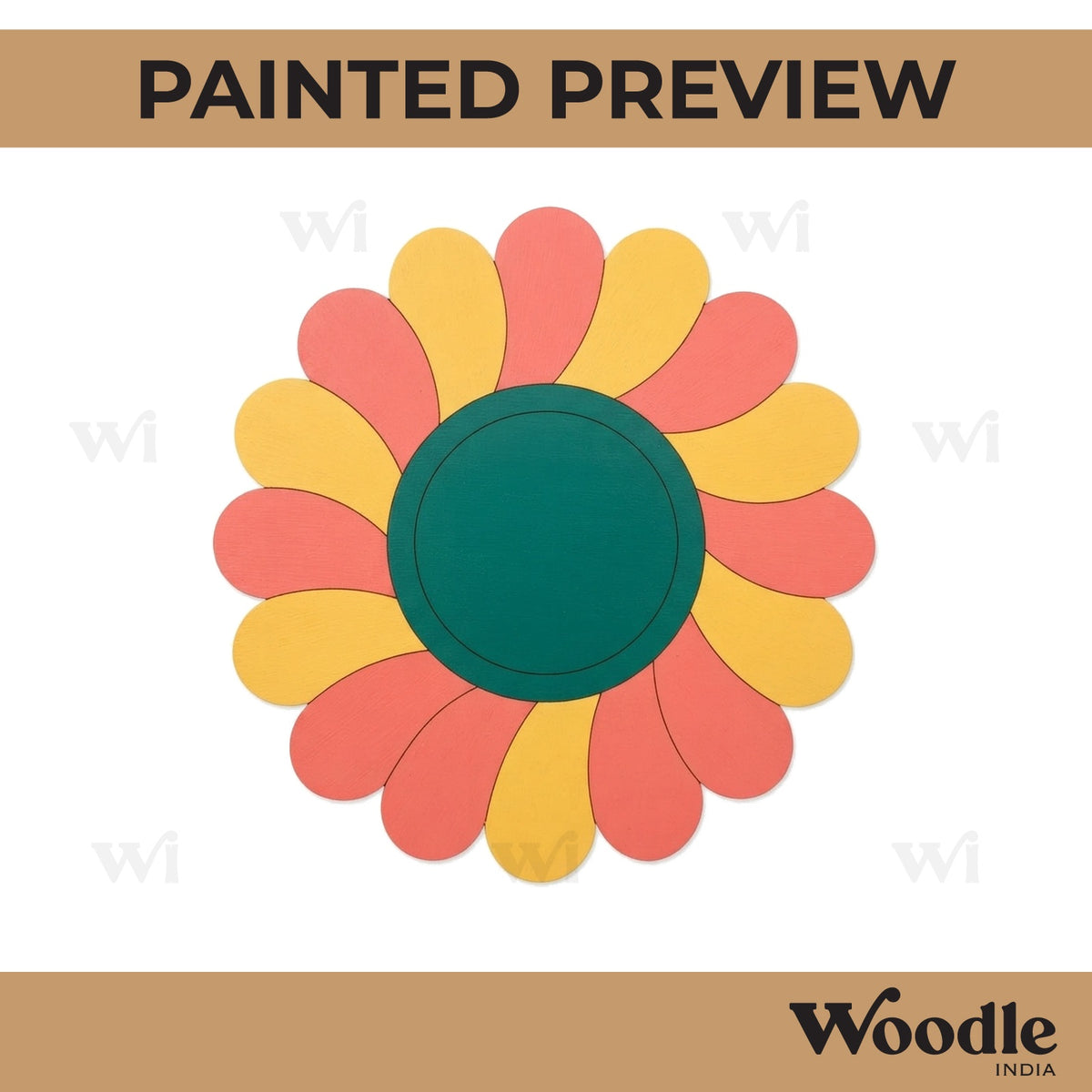 Sunflower Pre Marked MDF Design 10