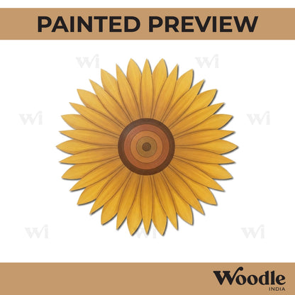 Sunflower Pre Marked MDF Design 9