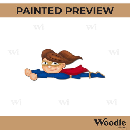 Super Kids Girl Pre Marked MDF Design 1