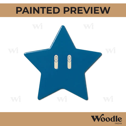 Super Mario Star Pre Marked MDF Design 1