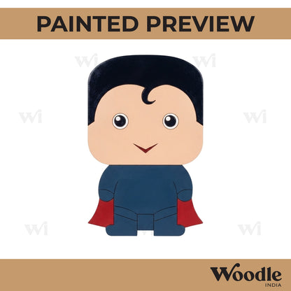 Superman Cartoon Pre Marked MDF Design 1