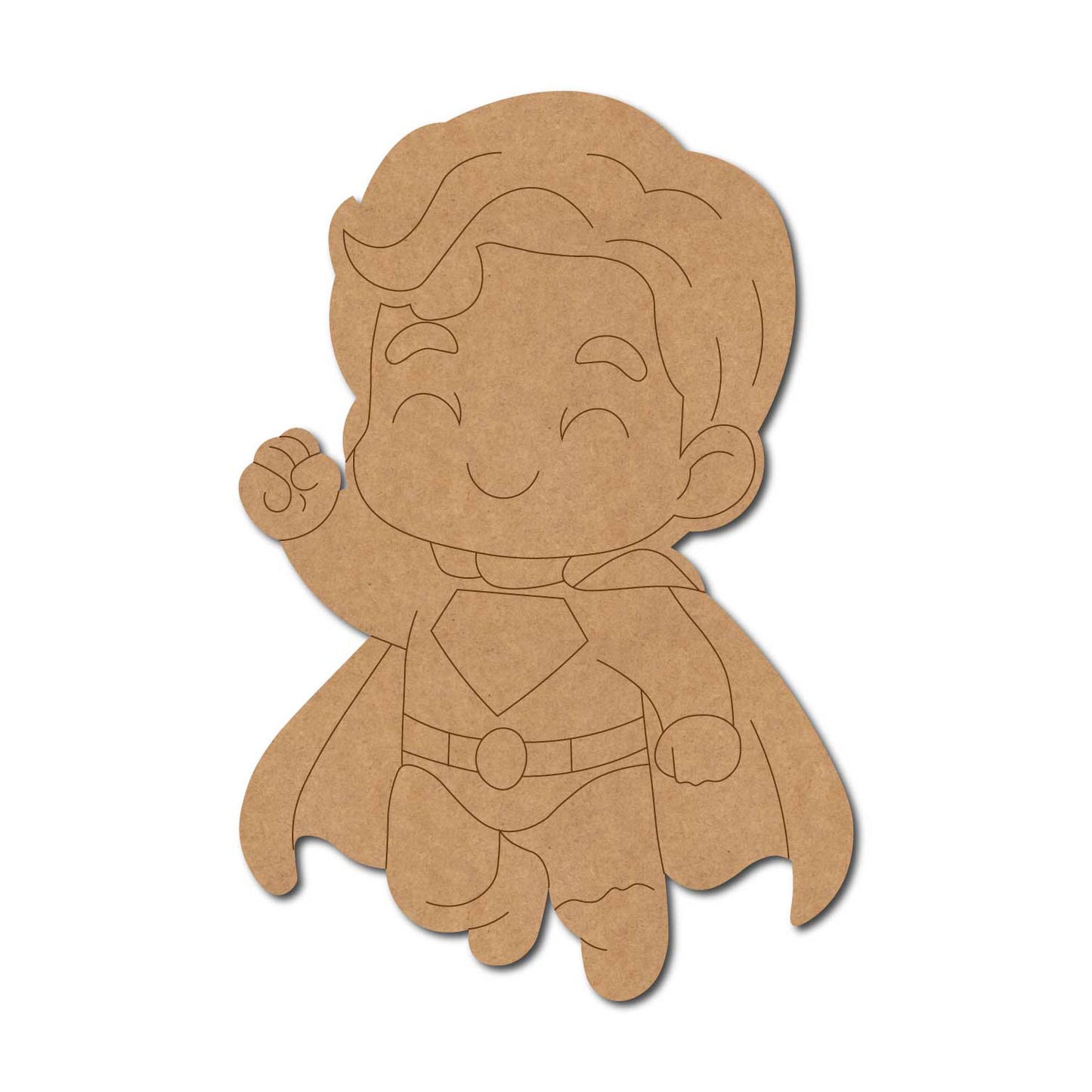 Superman Cartoon Pre Marked MDF Design 3