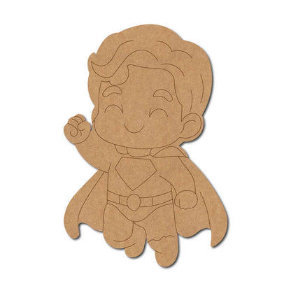 Superman Cartoon Pre Marked MDF Design 3