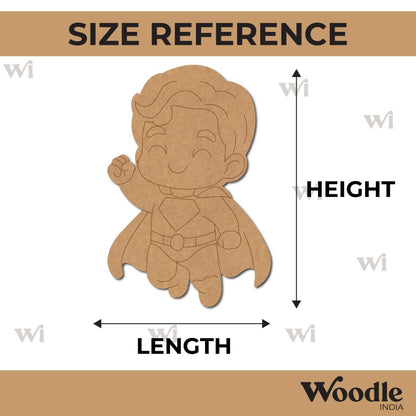 Superman Cartoon Pre Marked MDF Design 3