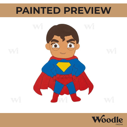 Superman Cartoon Pre Marked MDF Design 3