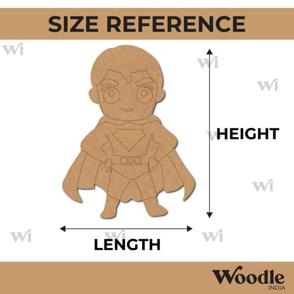 Superman Cartoon Pre Marked MDF Design 3