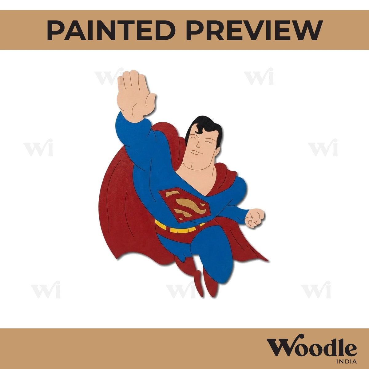 Superman DC Pre Marked MDF Design 1