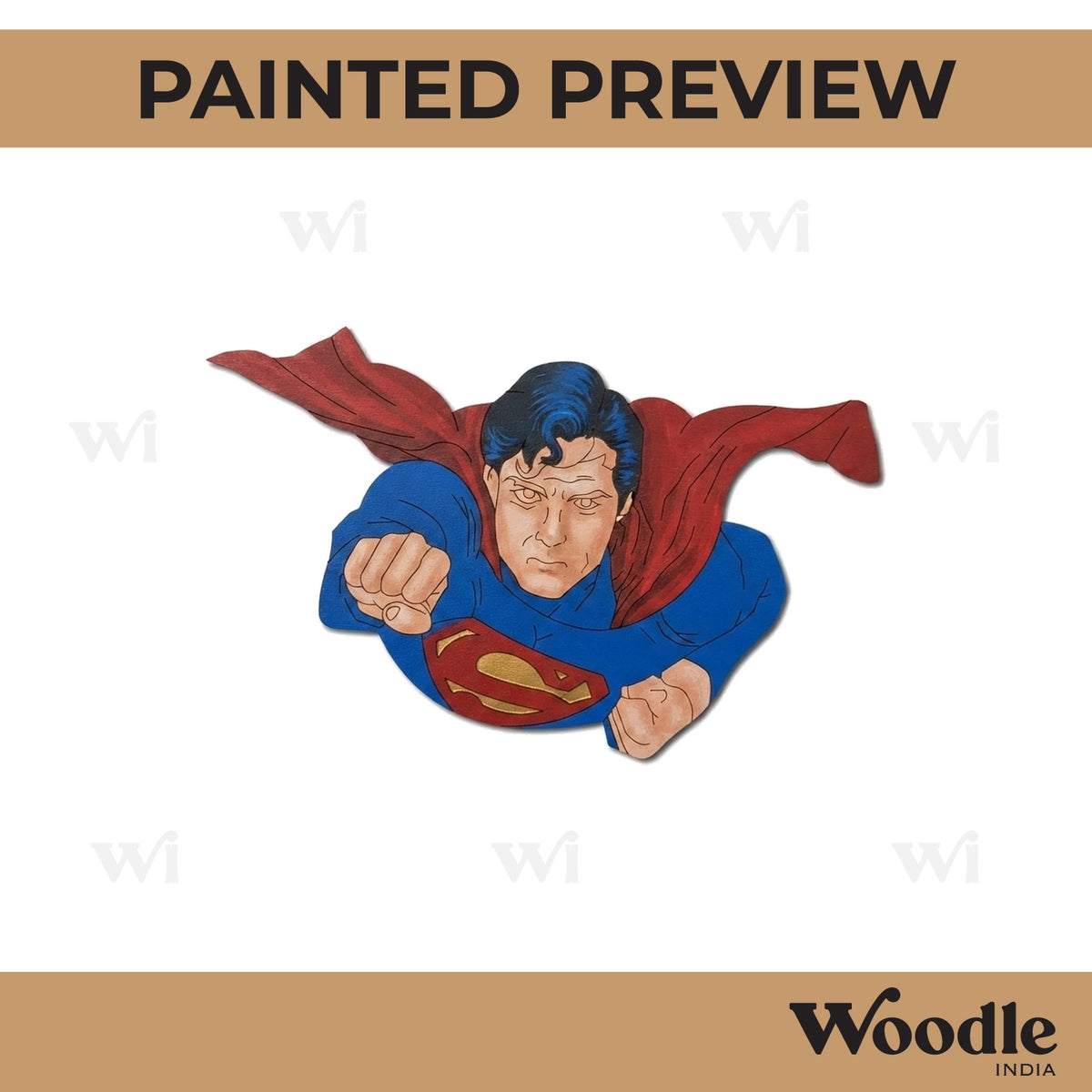 Superman Pre Marked MDF Design 2