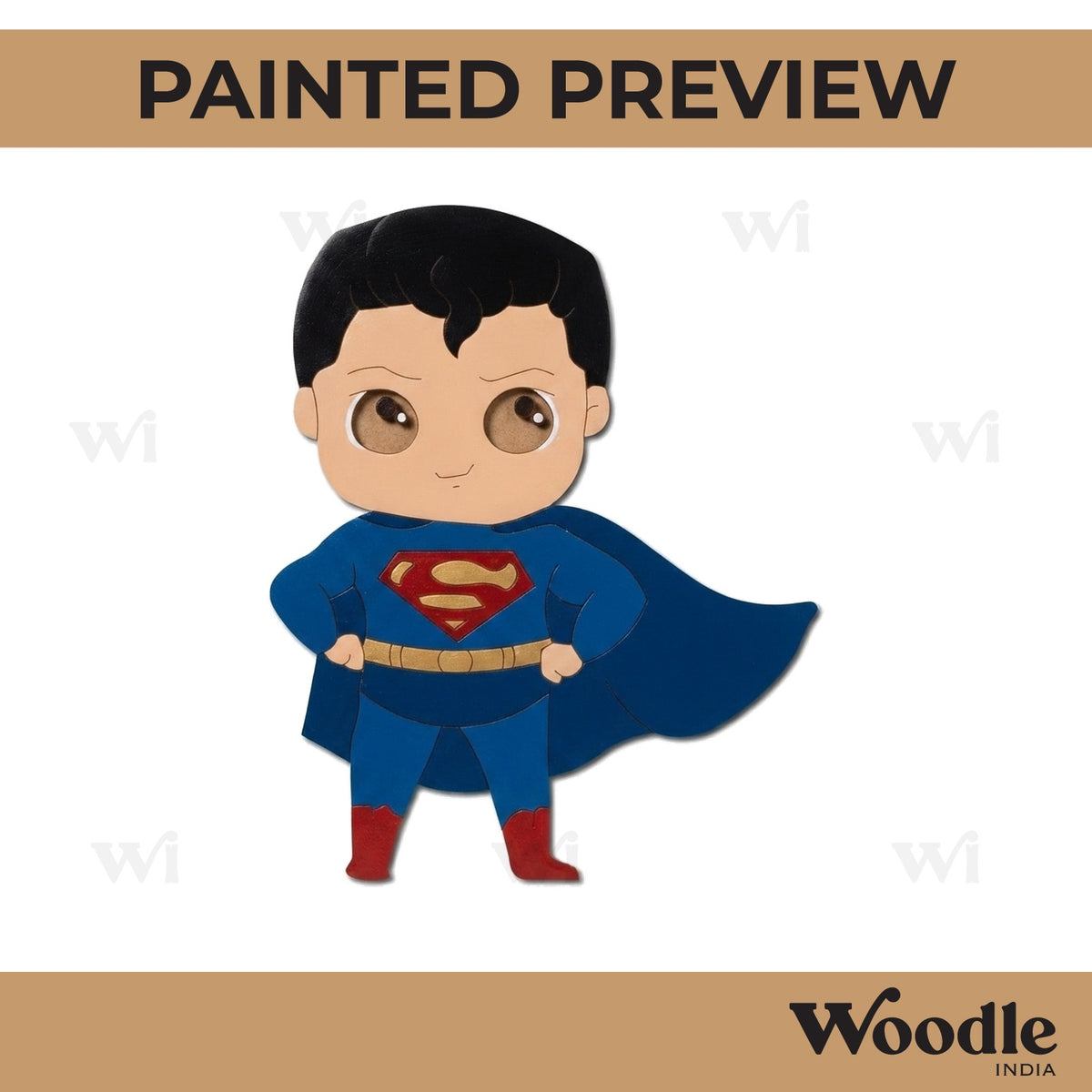 Superman Pre Marked MDF Design 3