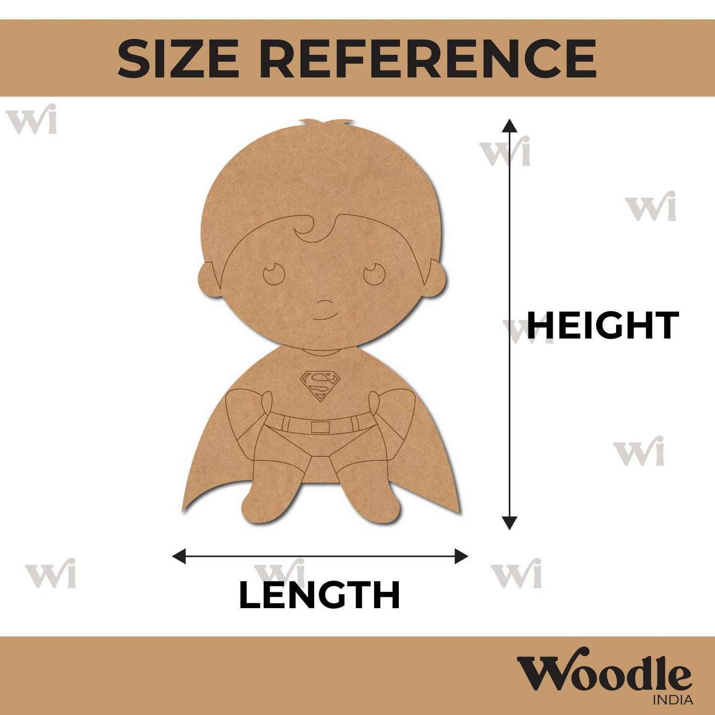 Superman Pre Marked MDF Design 4