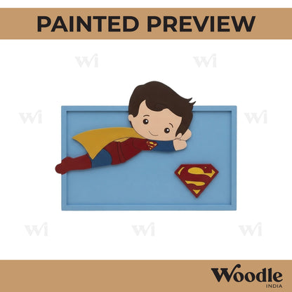 Superman DC Pre Marked Frame MDF Design 1