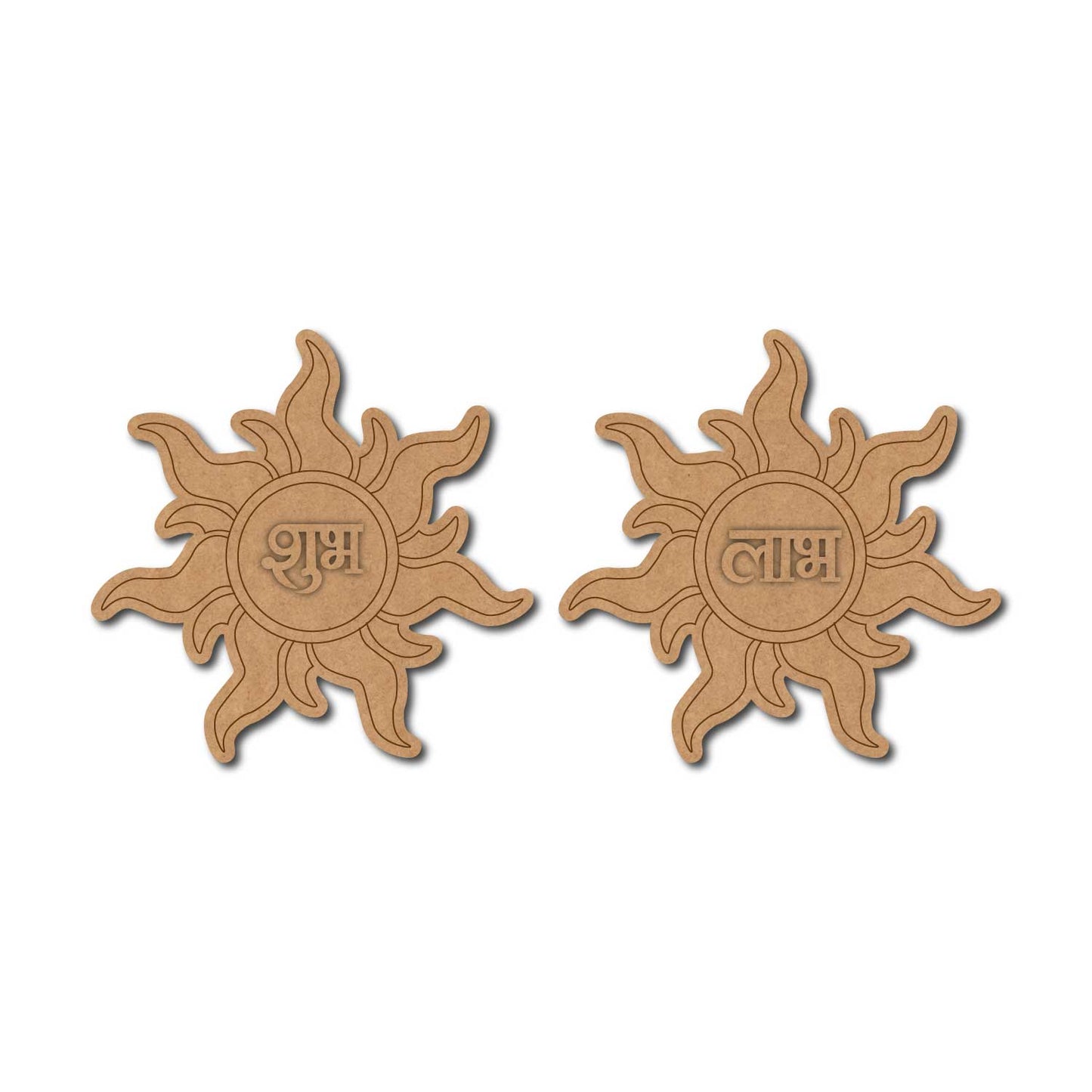 Surya Shubh Labh Pre Marked Base MDF Design 1