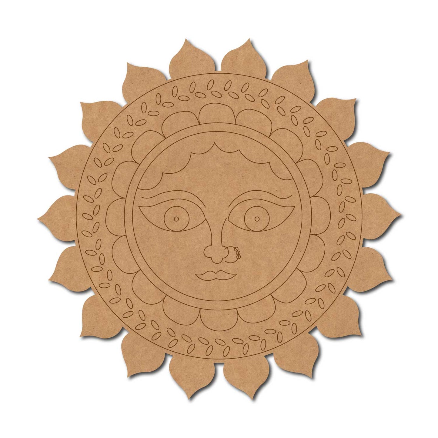 Suryadev Mandala Pre Marked MDF Design 1