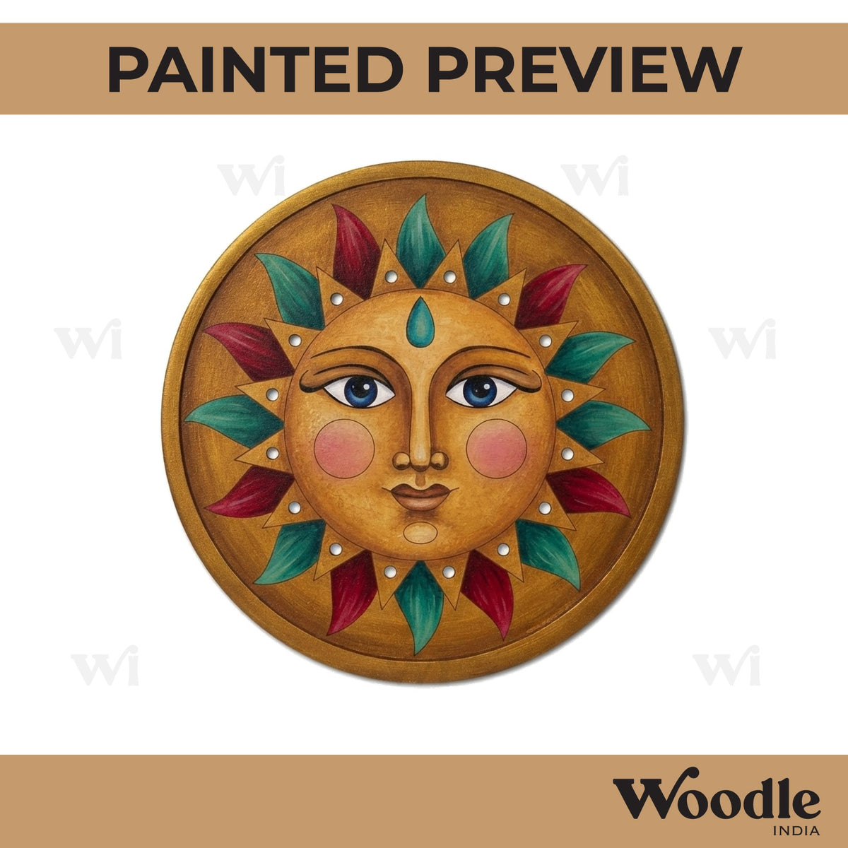 Suryadev Pre Marked Round MDF Design 2