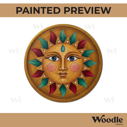 Suryadev Pre Marked Round MDF Design 2