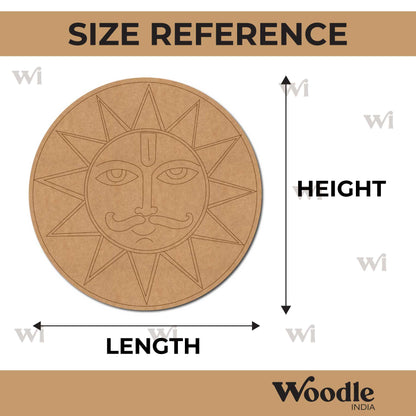 Suryadev Pre Marked Round MDF Design 3