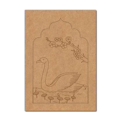 Swan Jharokha Pre Marked MDF Design 1