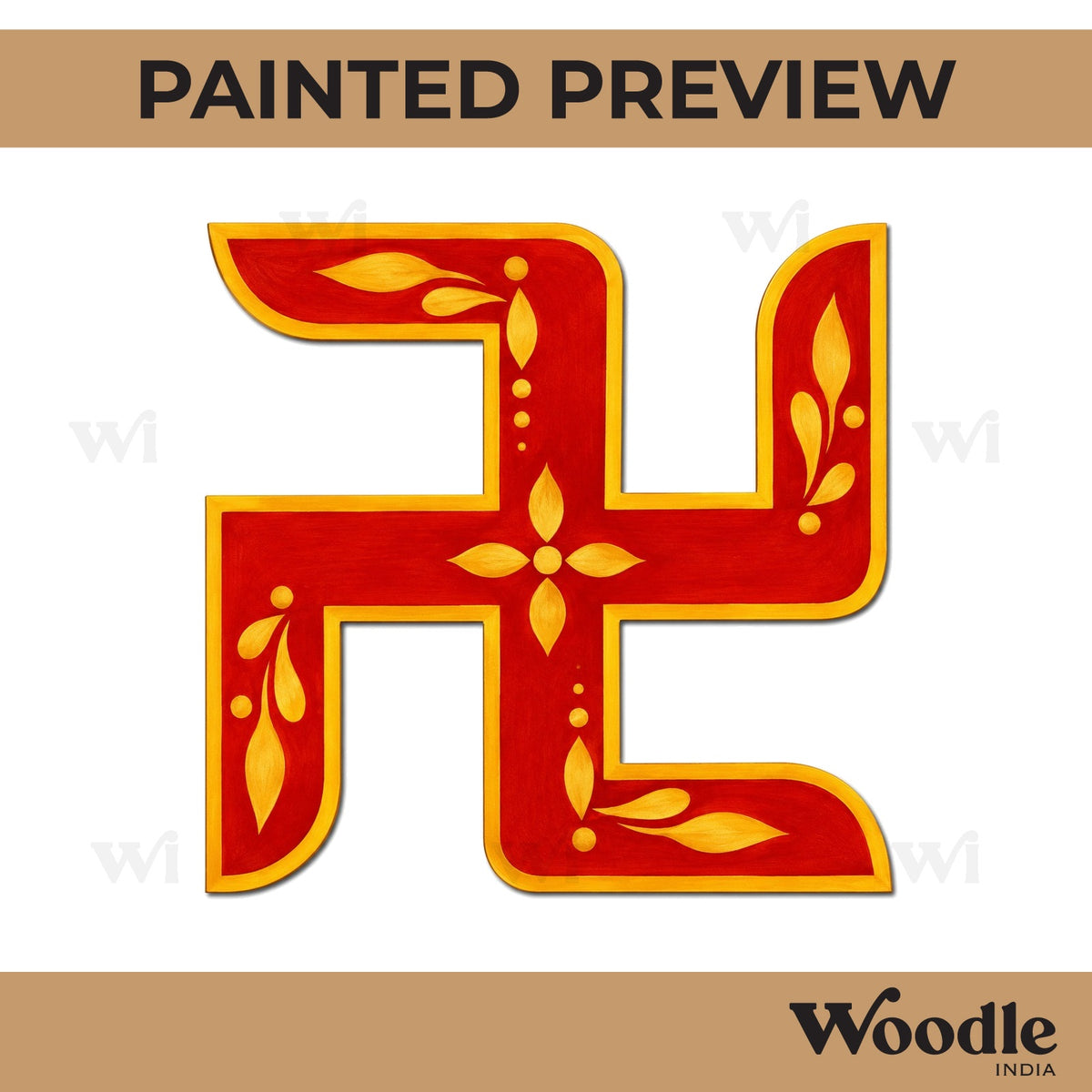 Swastik Cutout MDF Design 4