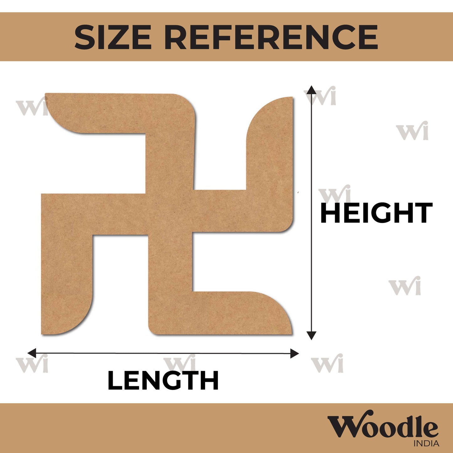 Swastik Cutout MDF Design 4