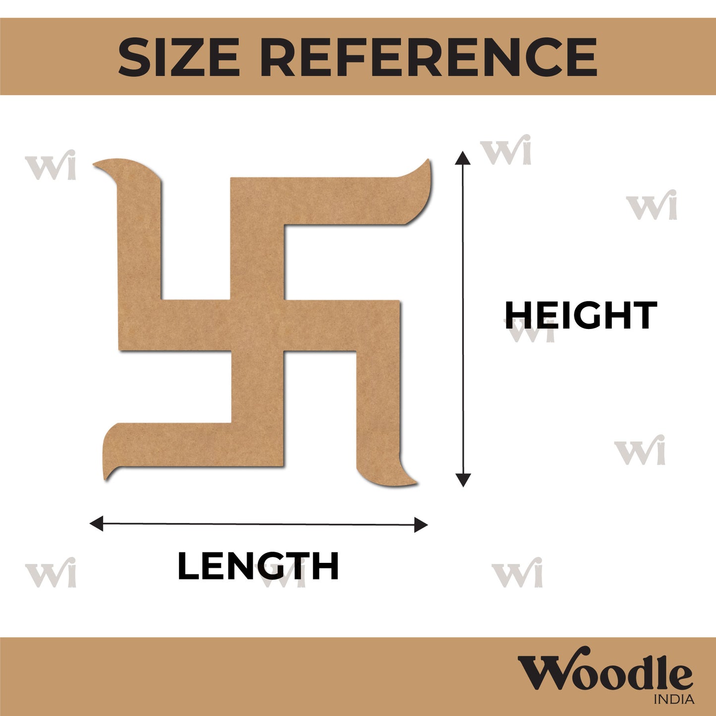 Swastik Cutout MDF Design 5