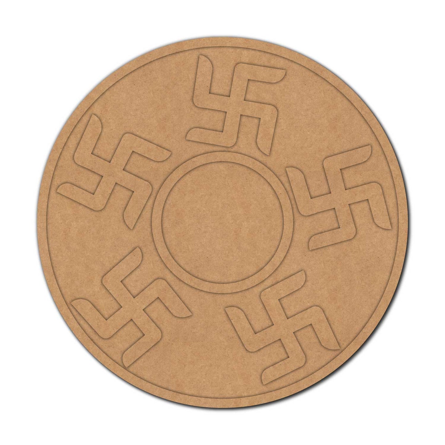 Swastik Diya Tealight Holder MDF Design 1