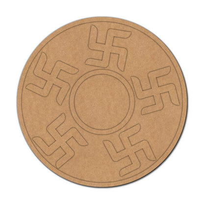 Swastik Diya Tealight Holder MDF Design 1