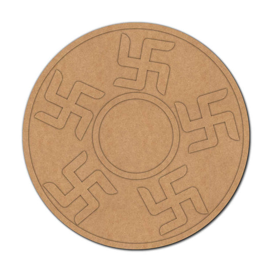Swastik Diya Tealight Holder MDF Design 1
