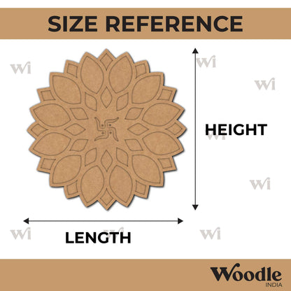 Swastik Mandala Two Layered Base MDF Design 1