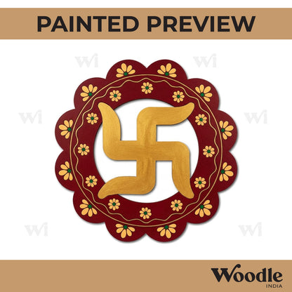 Swastik Pre Marked Base MDF Design 1