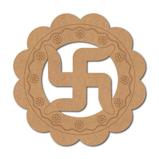 Swastik Pre Marked Base MDF Design 1