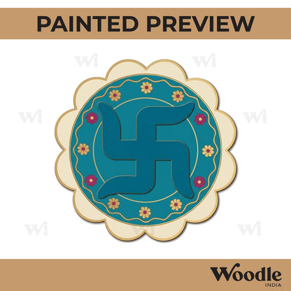 Swastik Pre Marked Base MDF Design 2