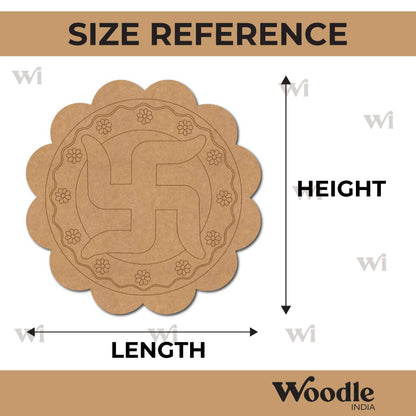 Swastik Pre Marked Base MDF Design 2
