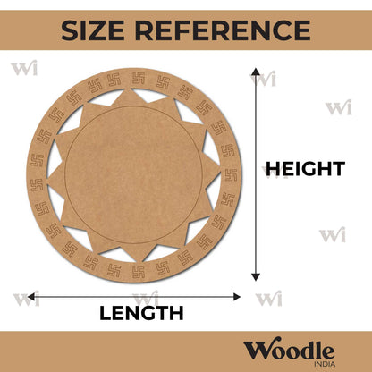 Swastik Pre Marked Base MDF Design 3
