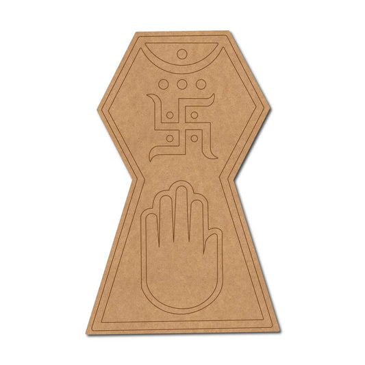 Swastik Pre Marked Base MDF Design 4
