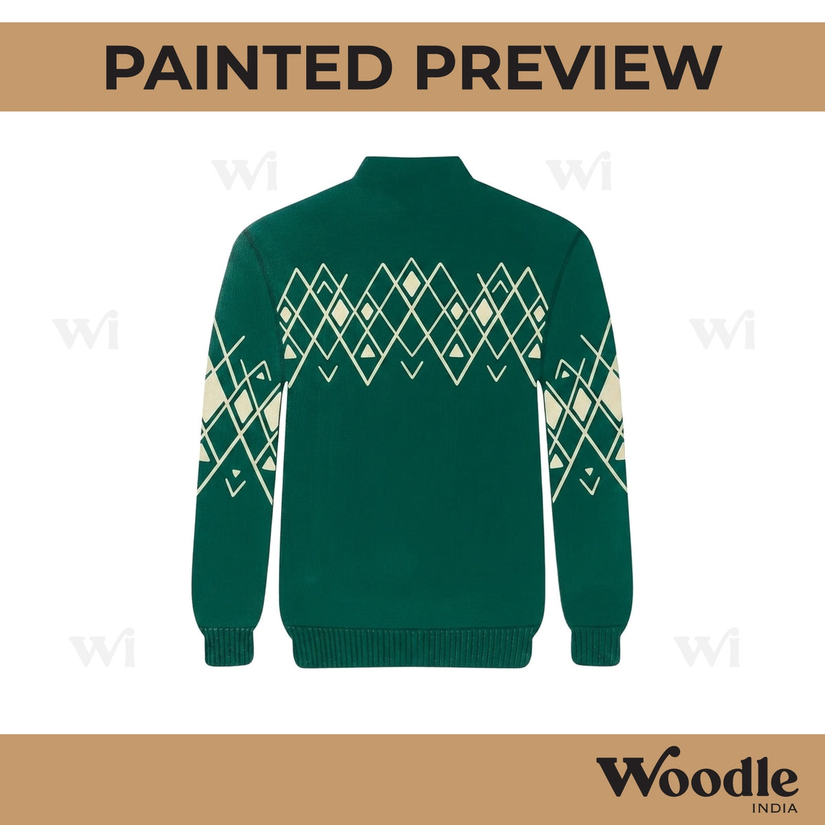 Sweatshirt Cutout MDF Design 1