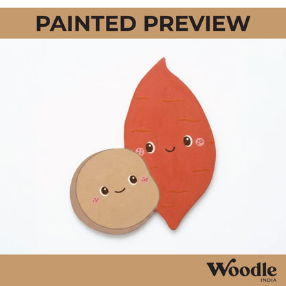 Sweet Potato Pre Marked MDF Design 1