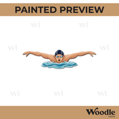 Swimmer Pre Marked MDF Design 1