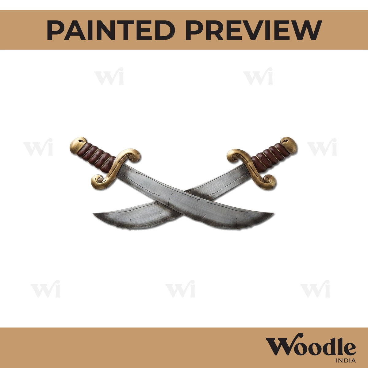 Swords Pre Marked MDF Design 1