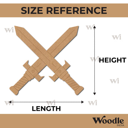 Swords Pre Marked MDF Design 2