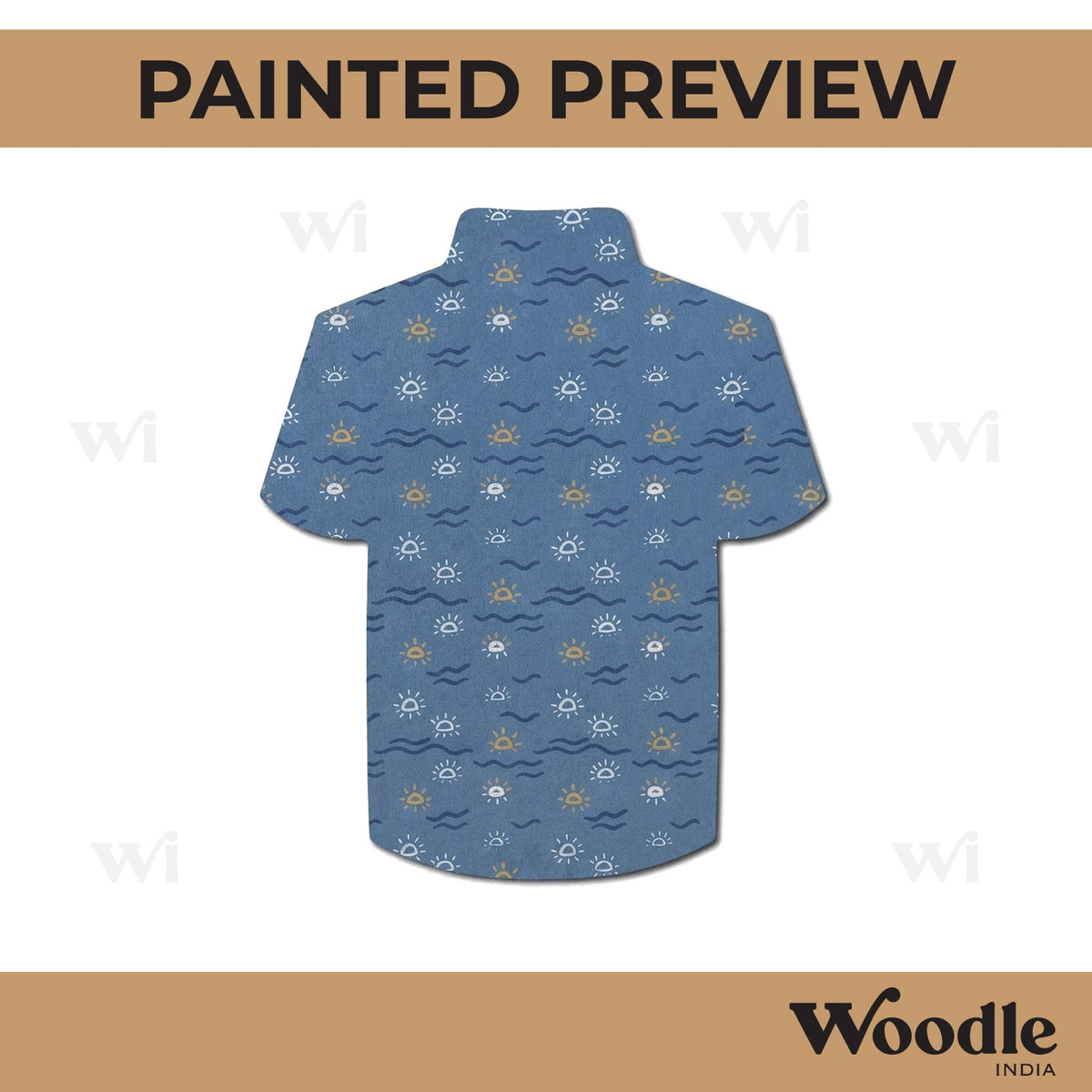 T-Shirt Cutout MDF Design 1