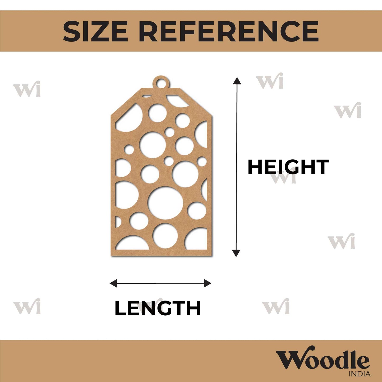 Tag Cutout MDF Design 3