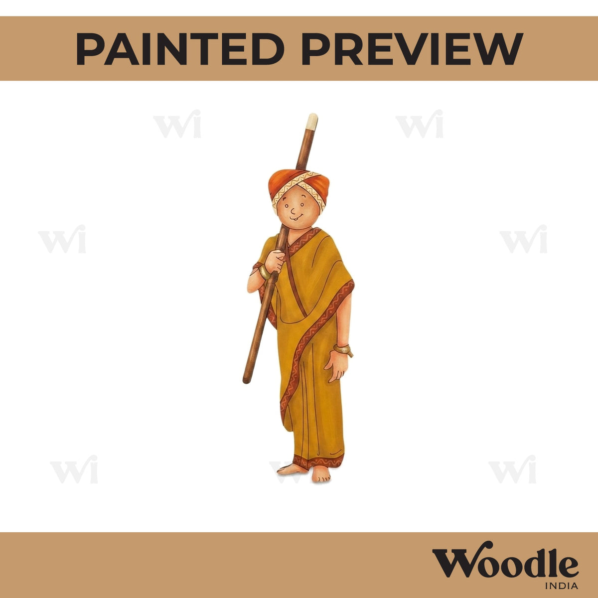 Tamil Nadu Man Pre Marked MDF Design 2