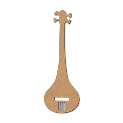 Tanpura Musical Instrument Cutout MDF Design 1