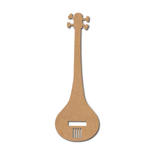 Tanpura Musical Instrument Cutout MDF Design 1
