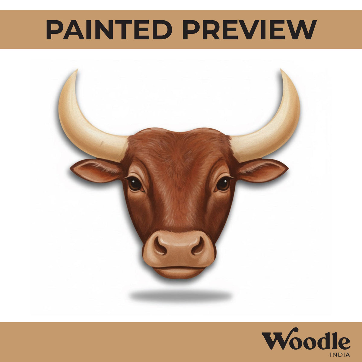 Taurus Zodiac Sign Cutout MDF Design 1