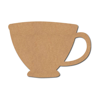 Tea Cup Cutout MDF Design 1